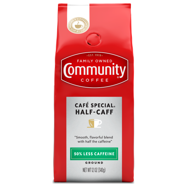 Half Caffeine Ground Coffee Community Coffee
